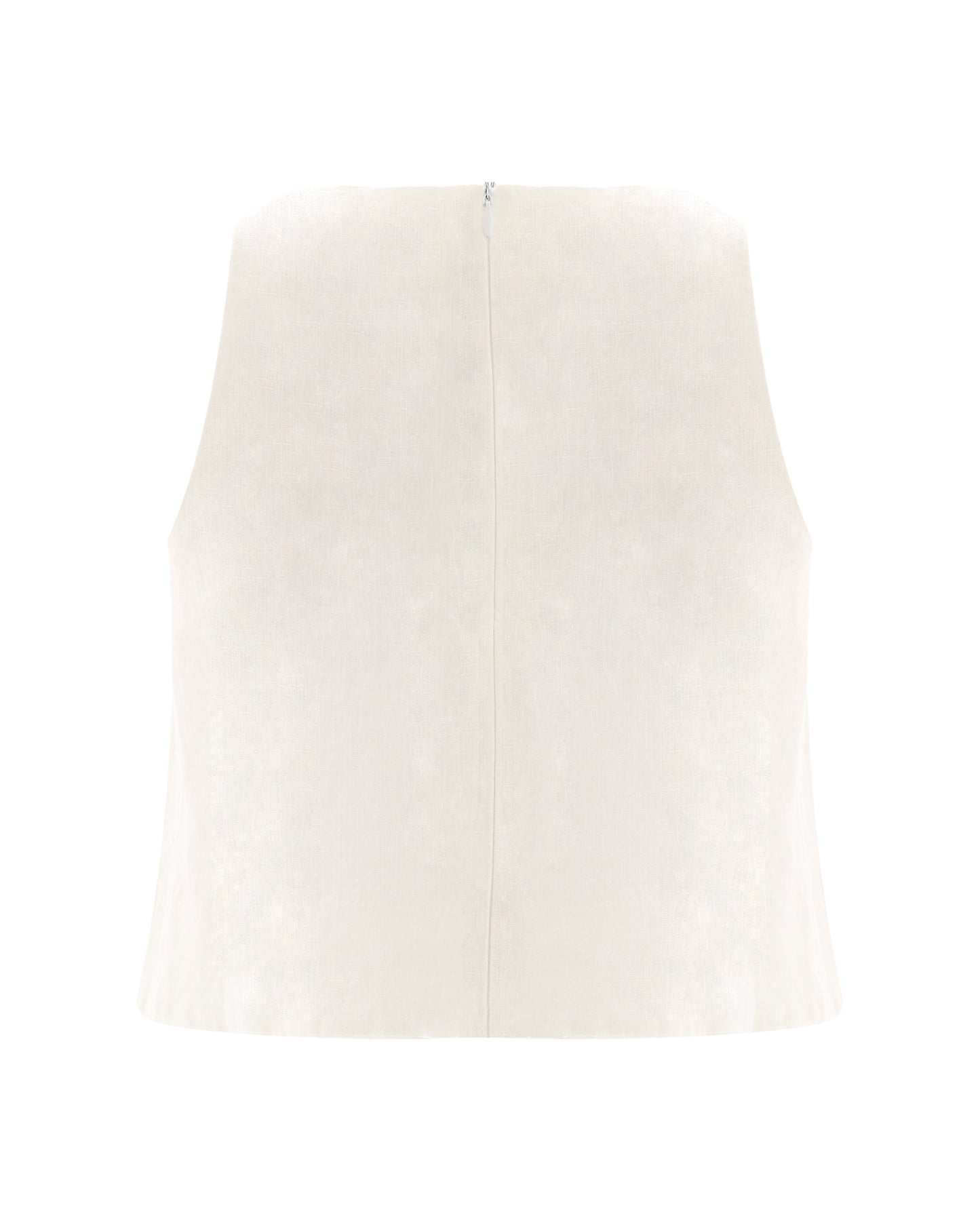 Lena White 100% Linen Top