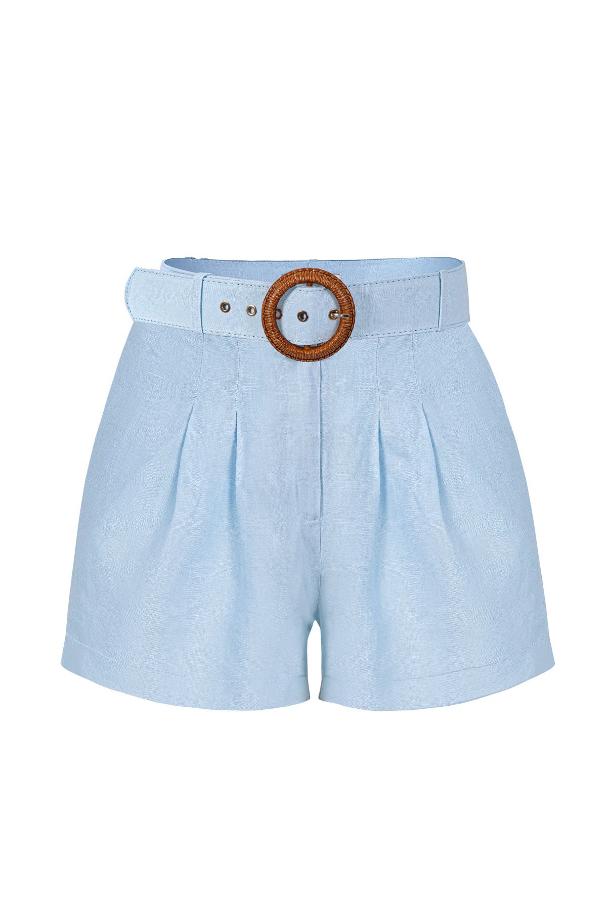 Reve Blue 100% Linen Short