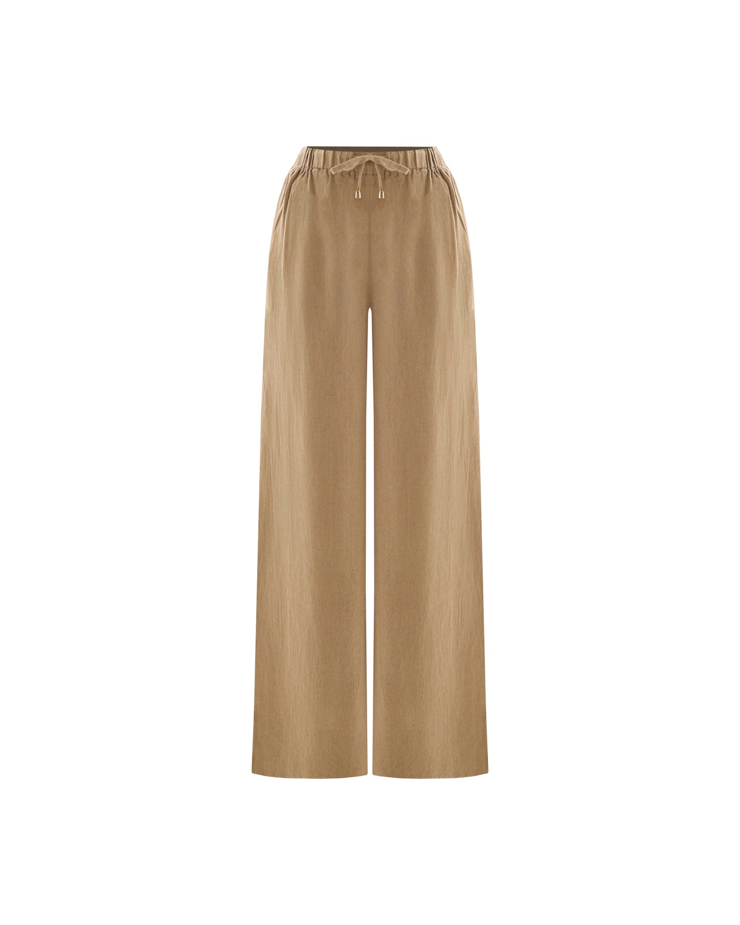 Ciel Dark Beige 100% Linen Pant