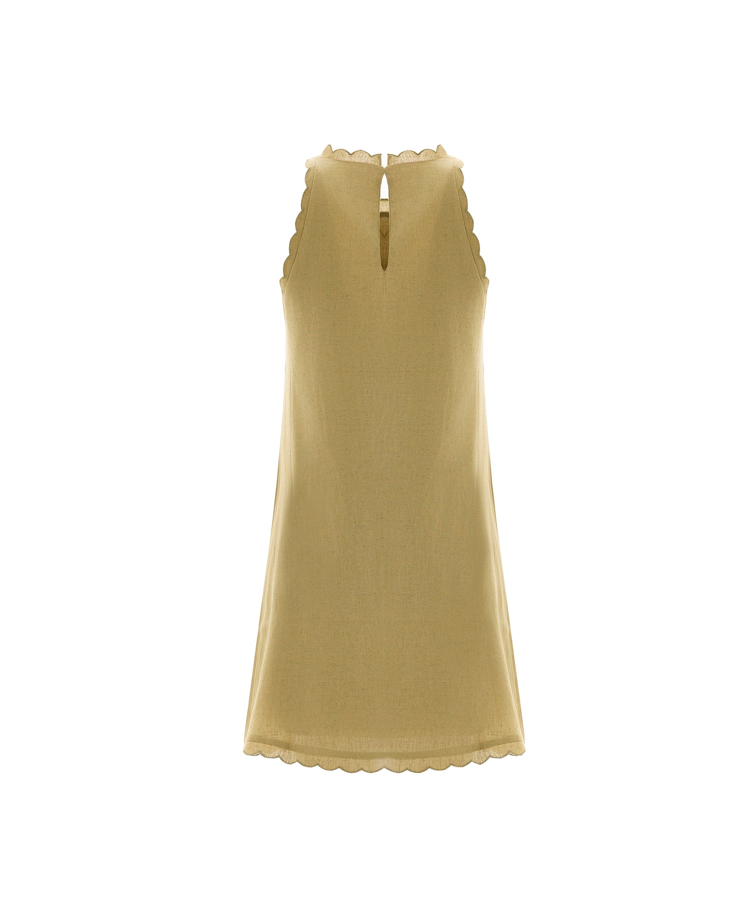 Calia Light Green Linen Mini Dress