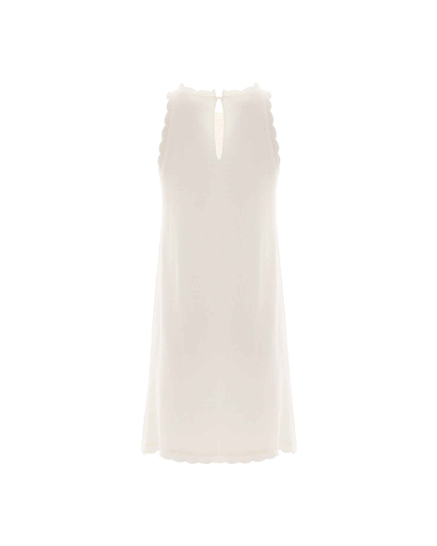 Calia White Mini Linen Dress