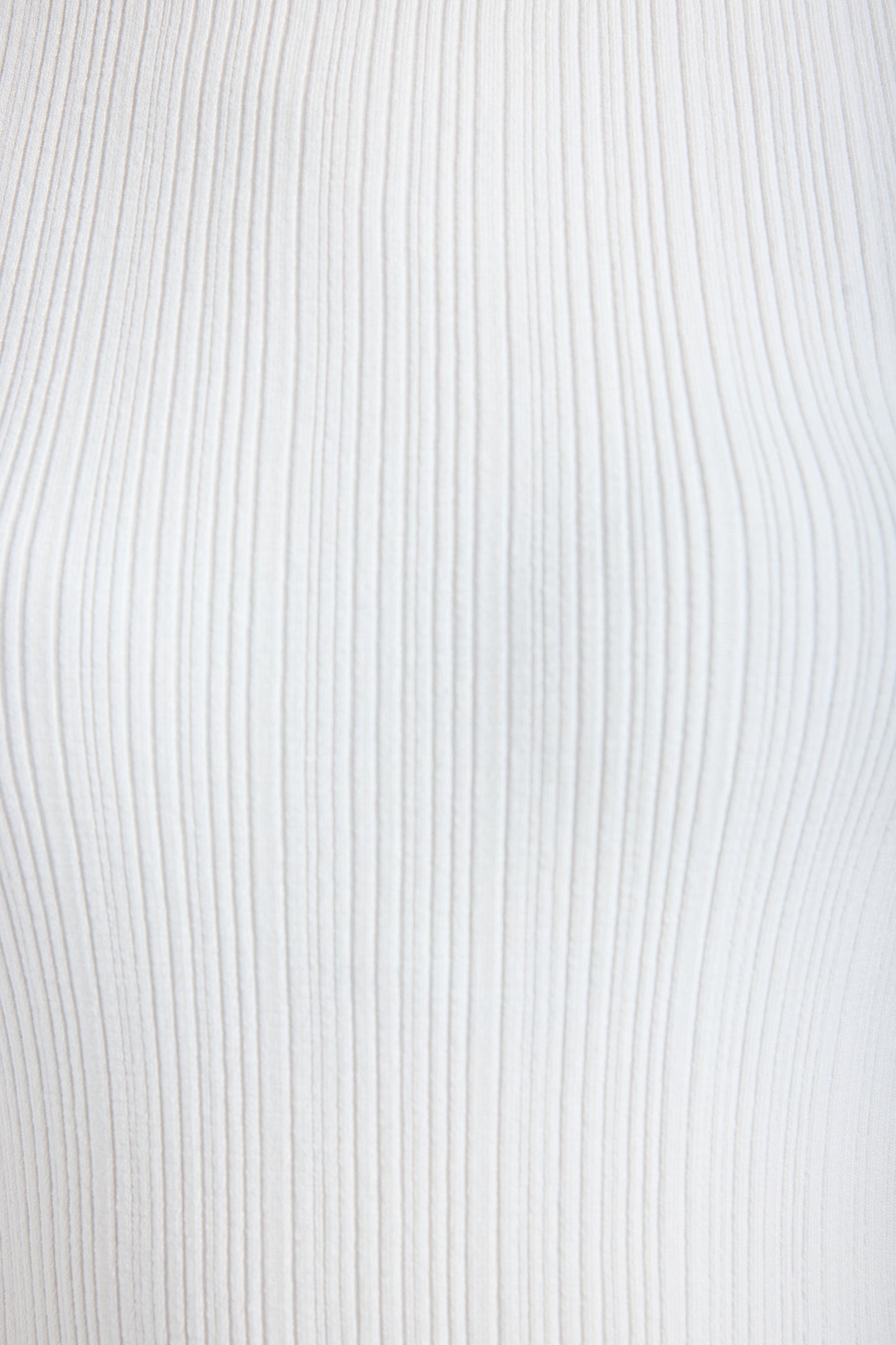 Nila Ribbed Sleeveless Knit Top - White