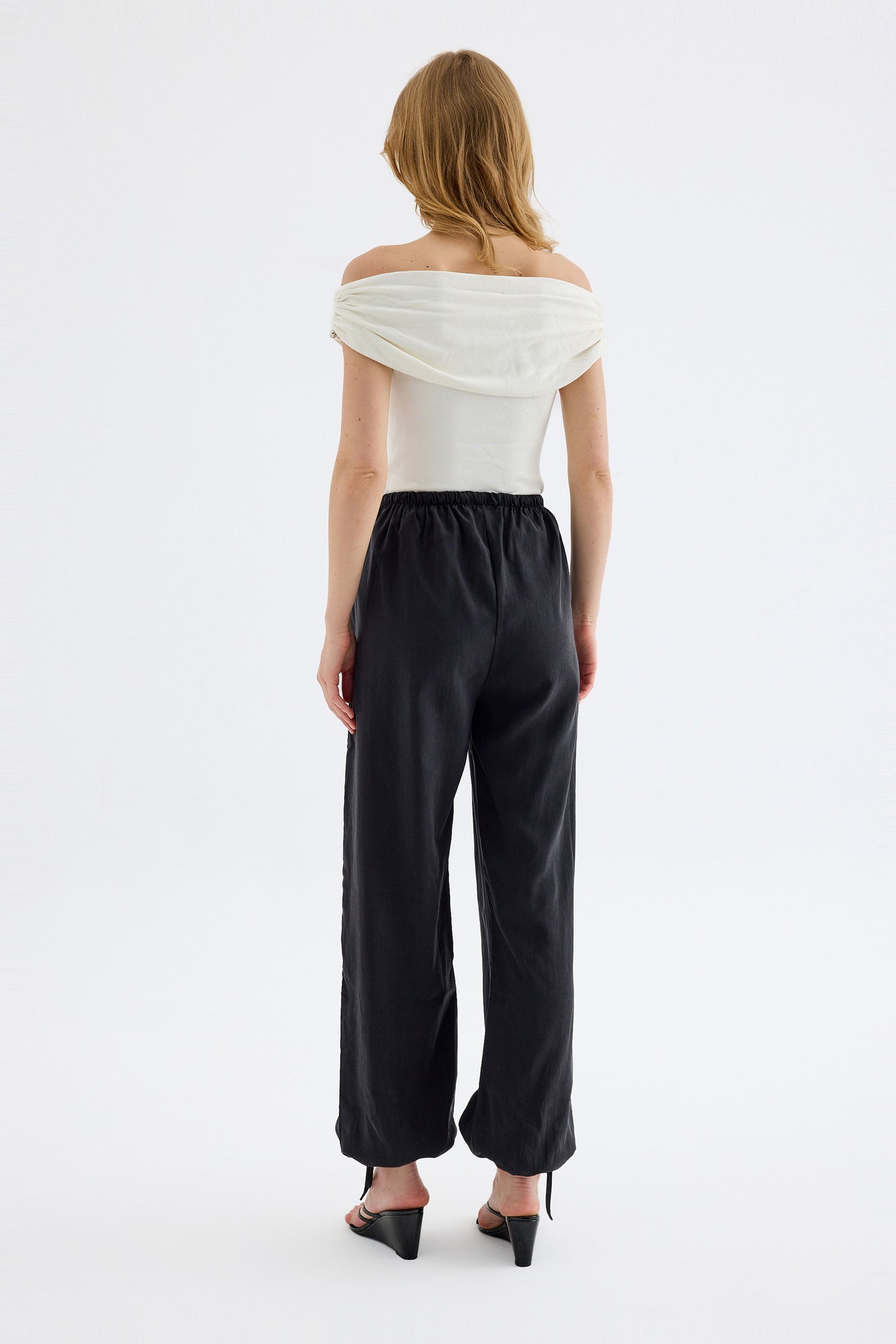 Novelle Modal Balloon Pants - Black