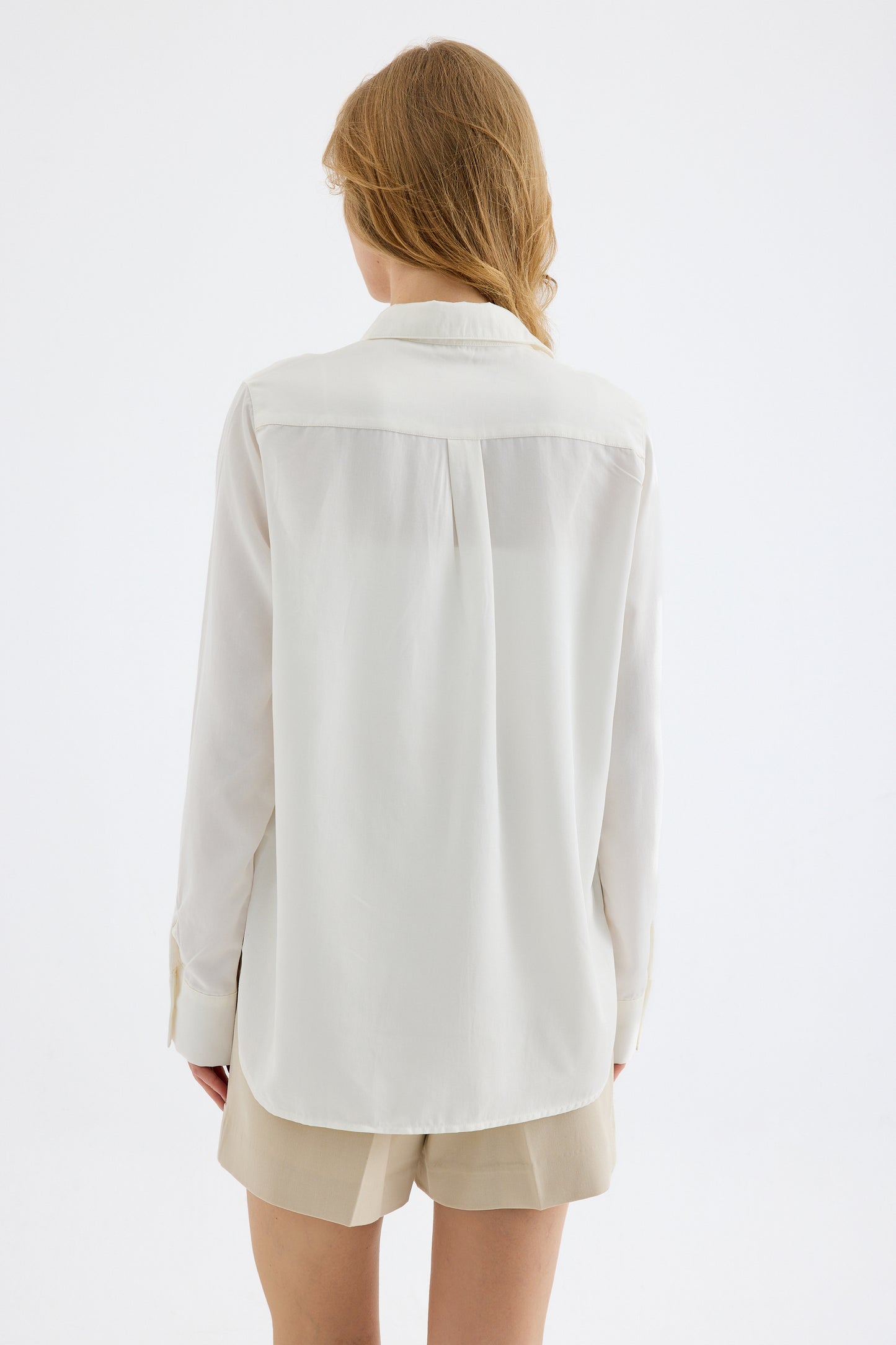 Colette Basic Lyocell White Shirt