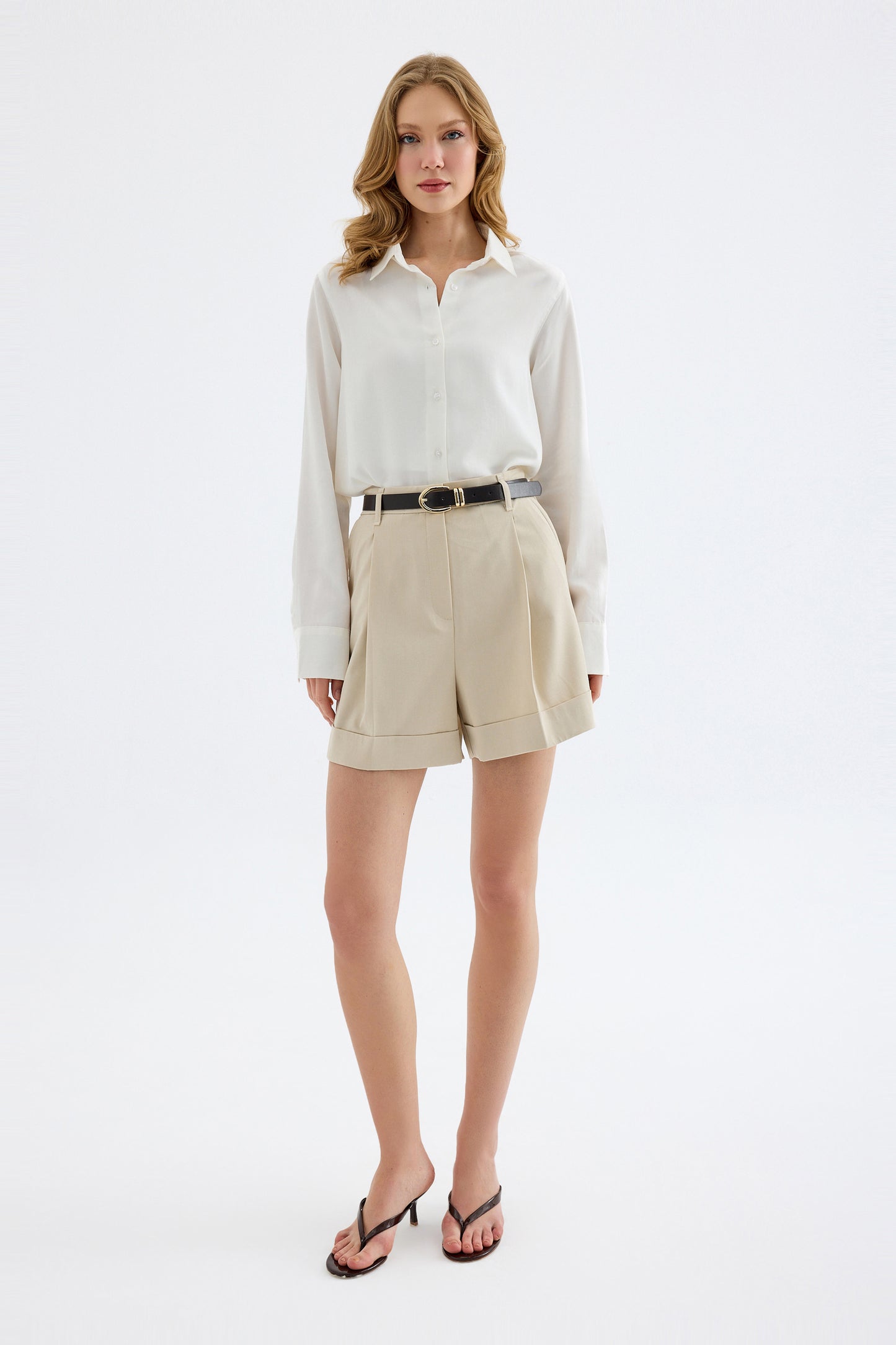 Colette Basic Lyocell Shirt - White