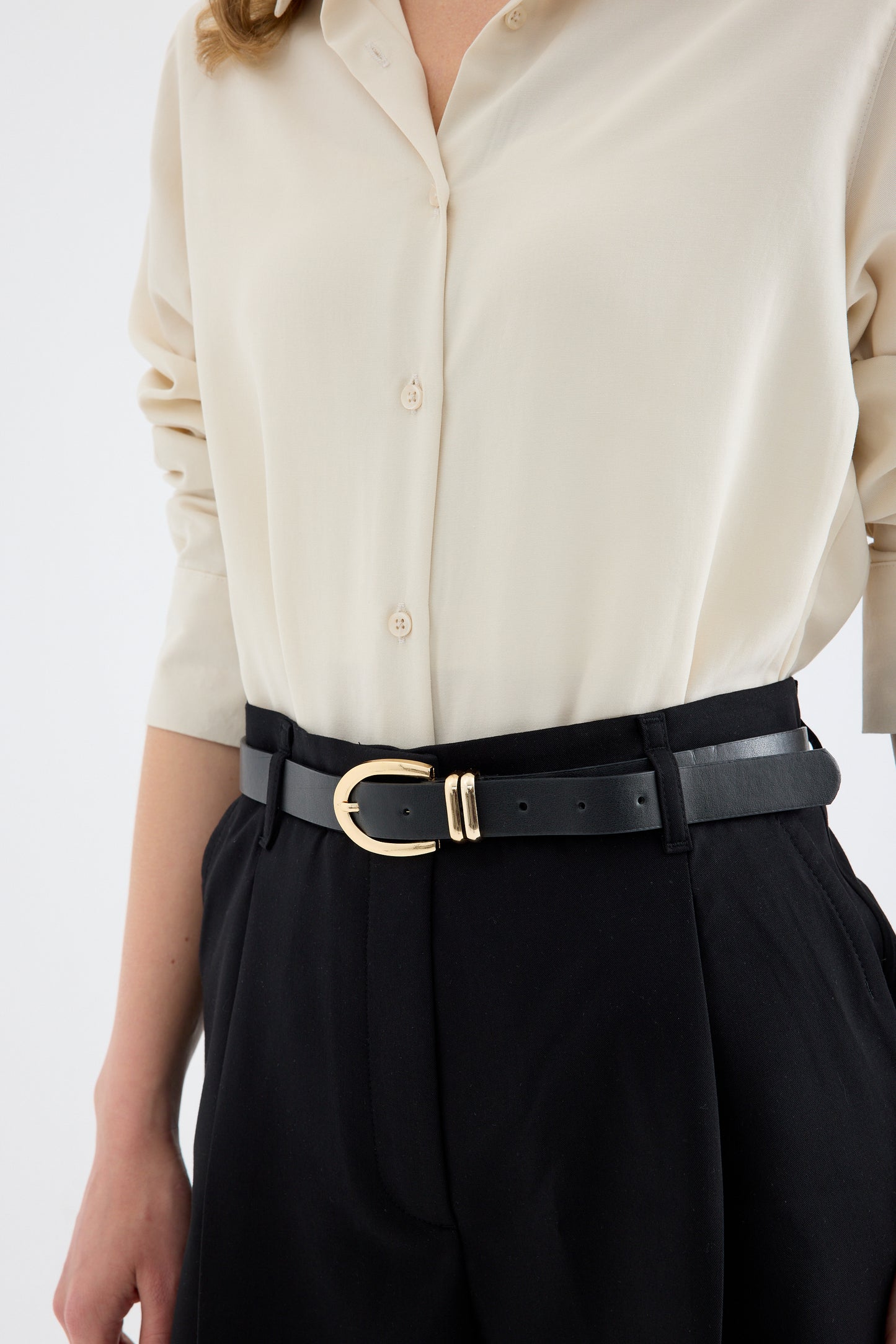 Colette Basic Lyocell Stone Shirt