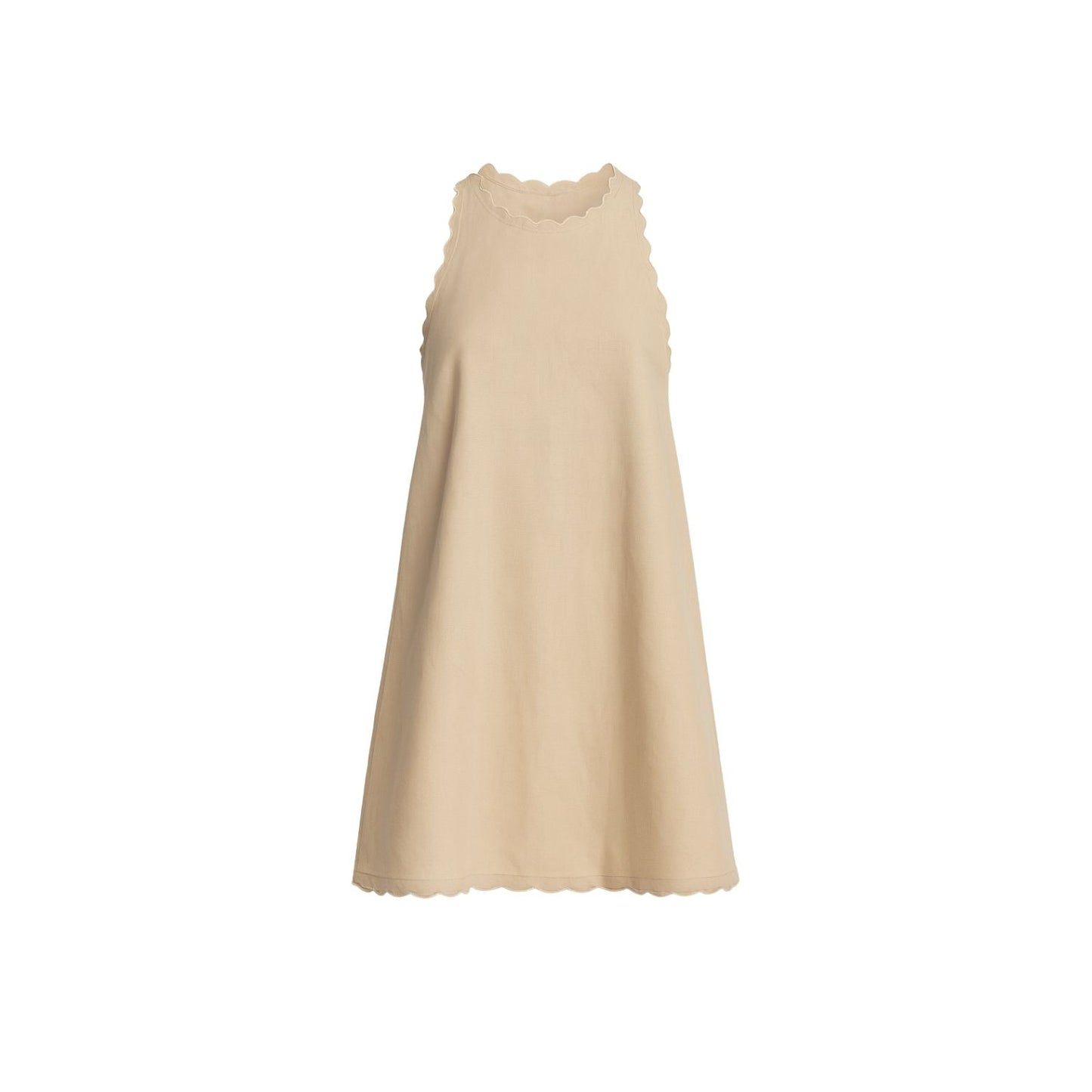 Calia Cream Mini Linen Dress