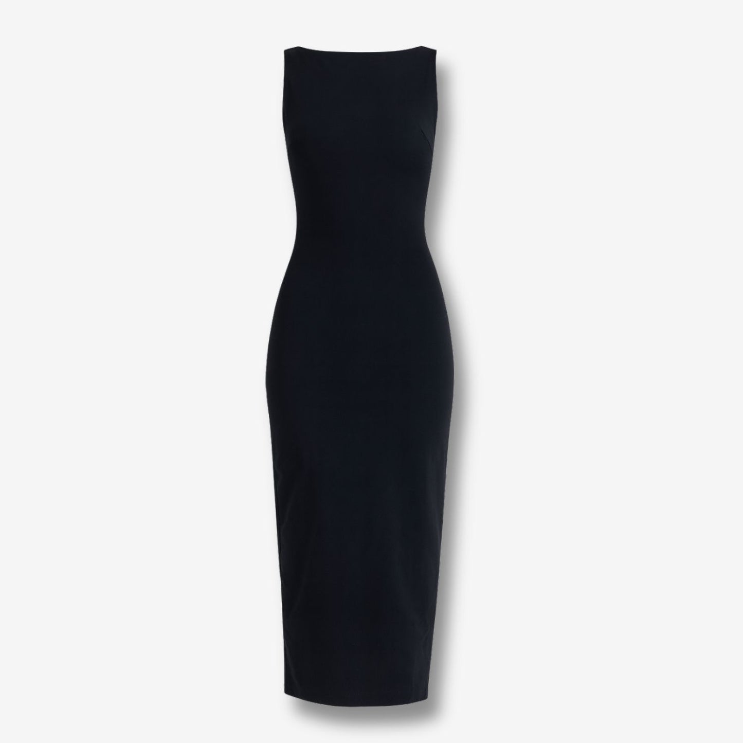 Silva Bodycon Midi Dress – Black