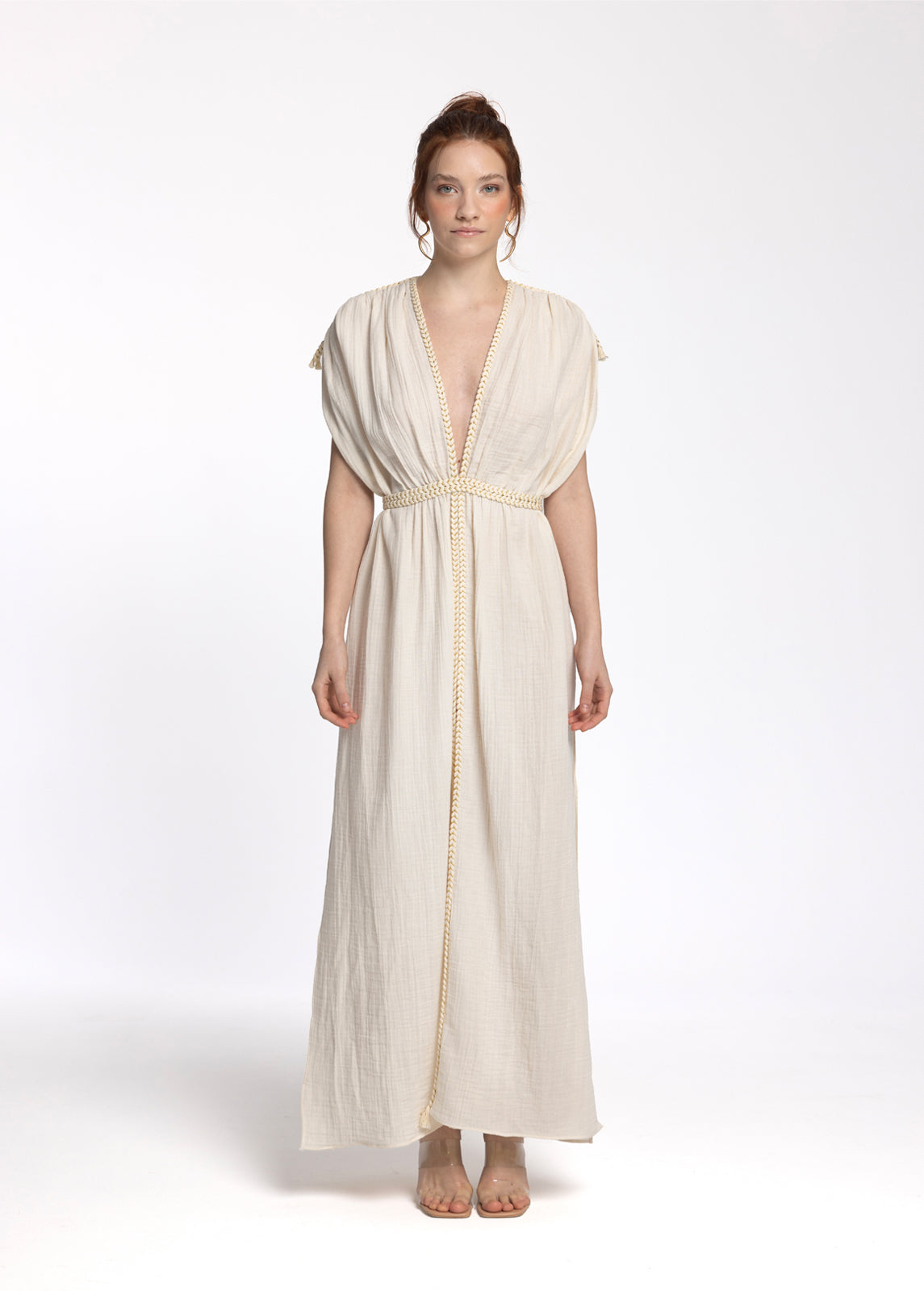 Helen 100% Cotton Maxi Dress – Monlicia
