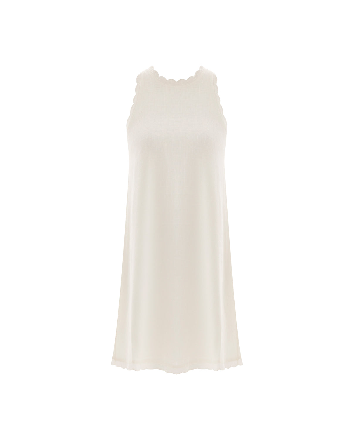 Calia White Mini Linen Dress