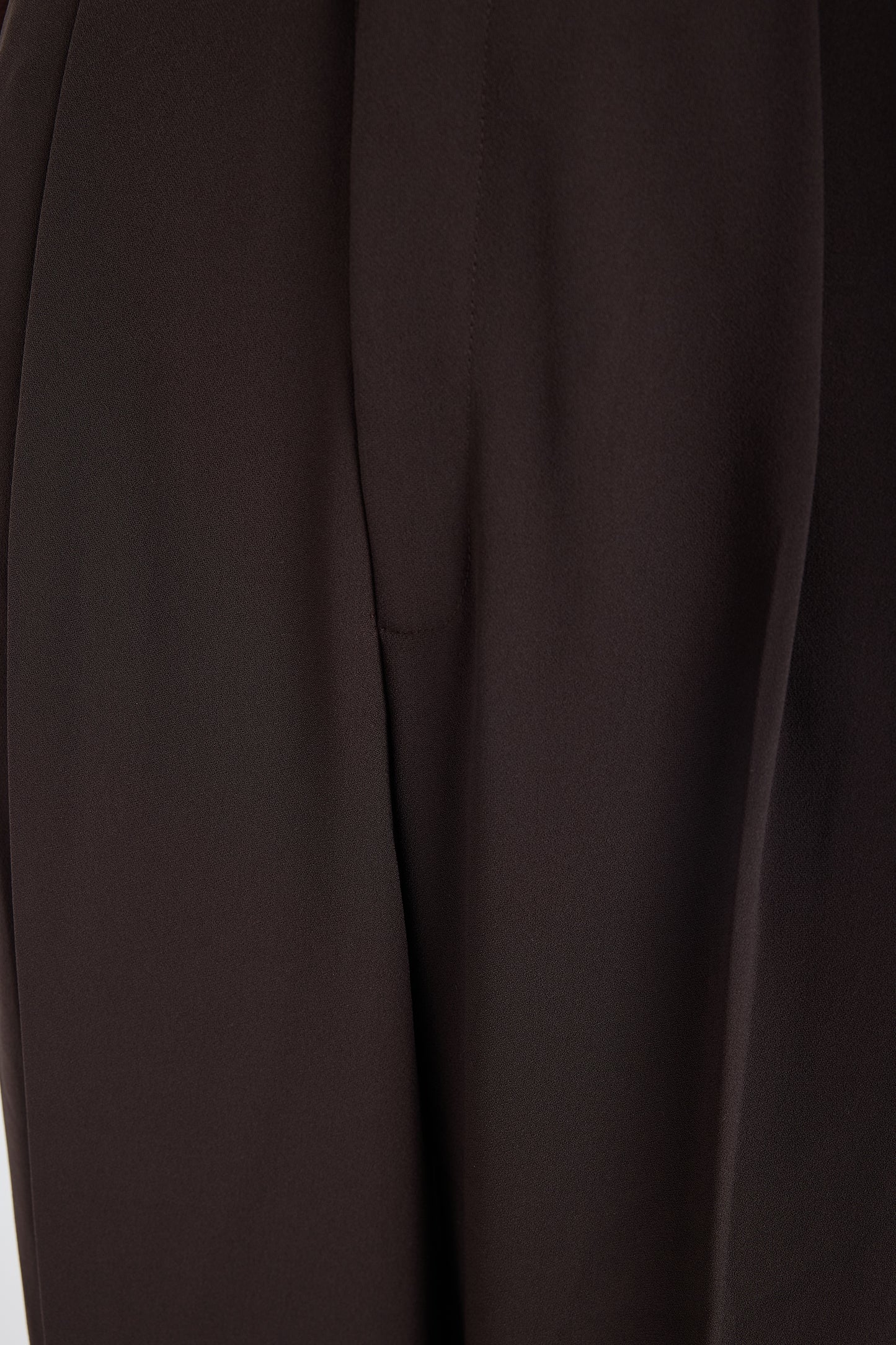 Nevara High Waist Wide Leg Pants – Brown