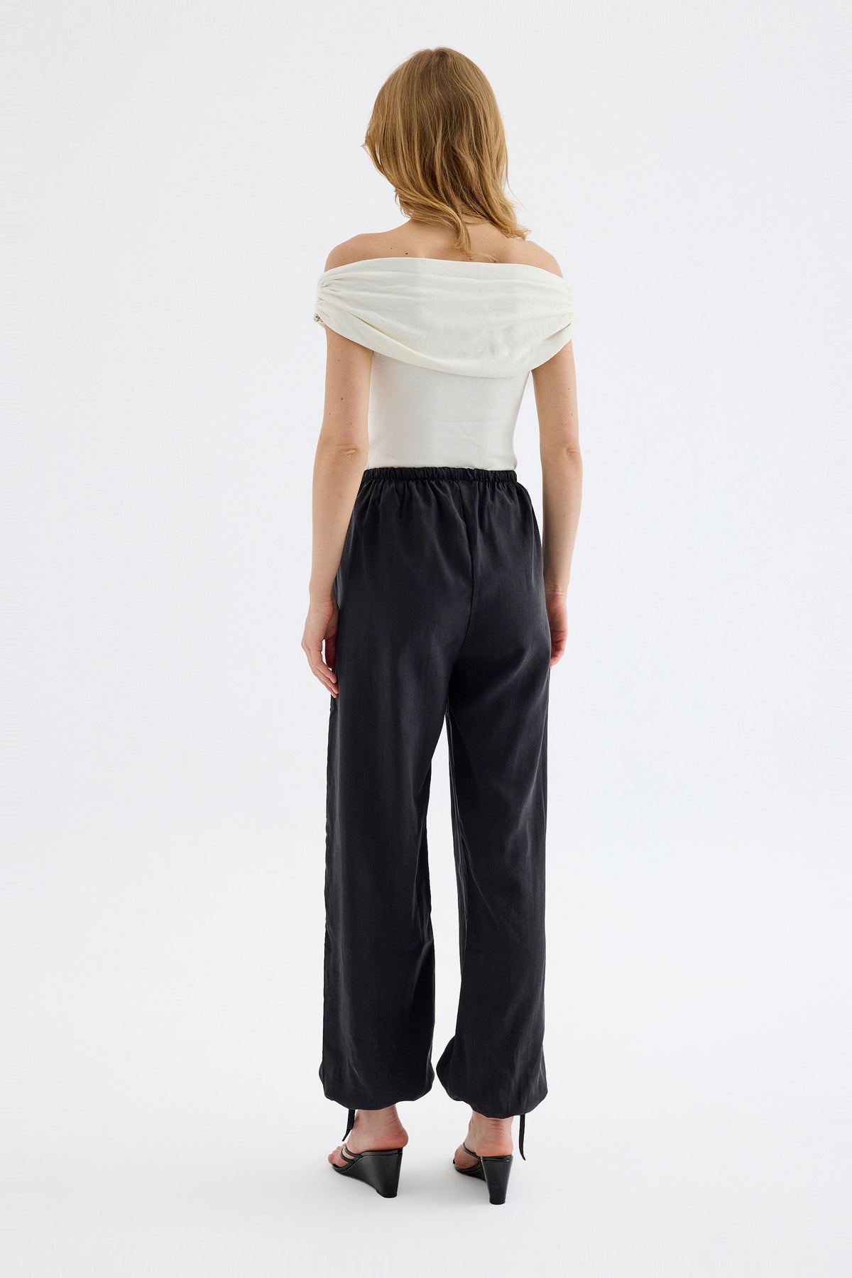 Novelle Modal Balloon Pants - Black