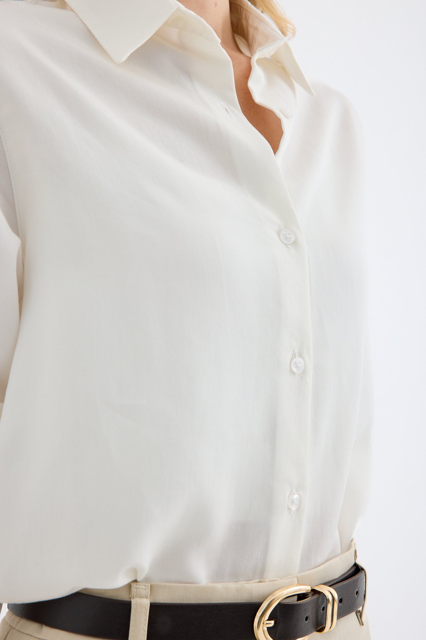 Colette Basic Lyocell White Shirt