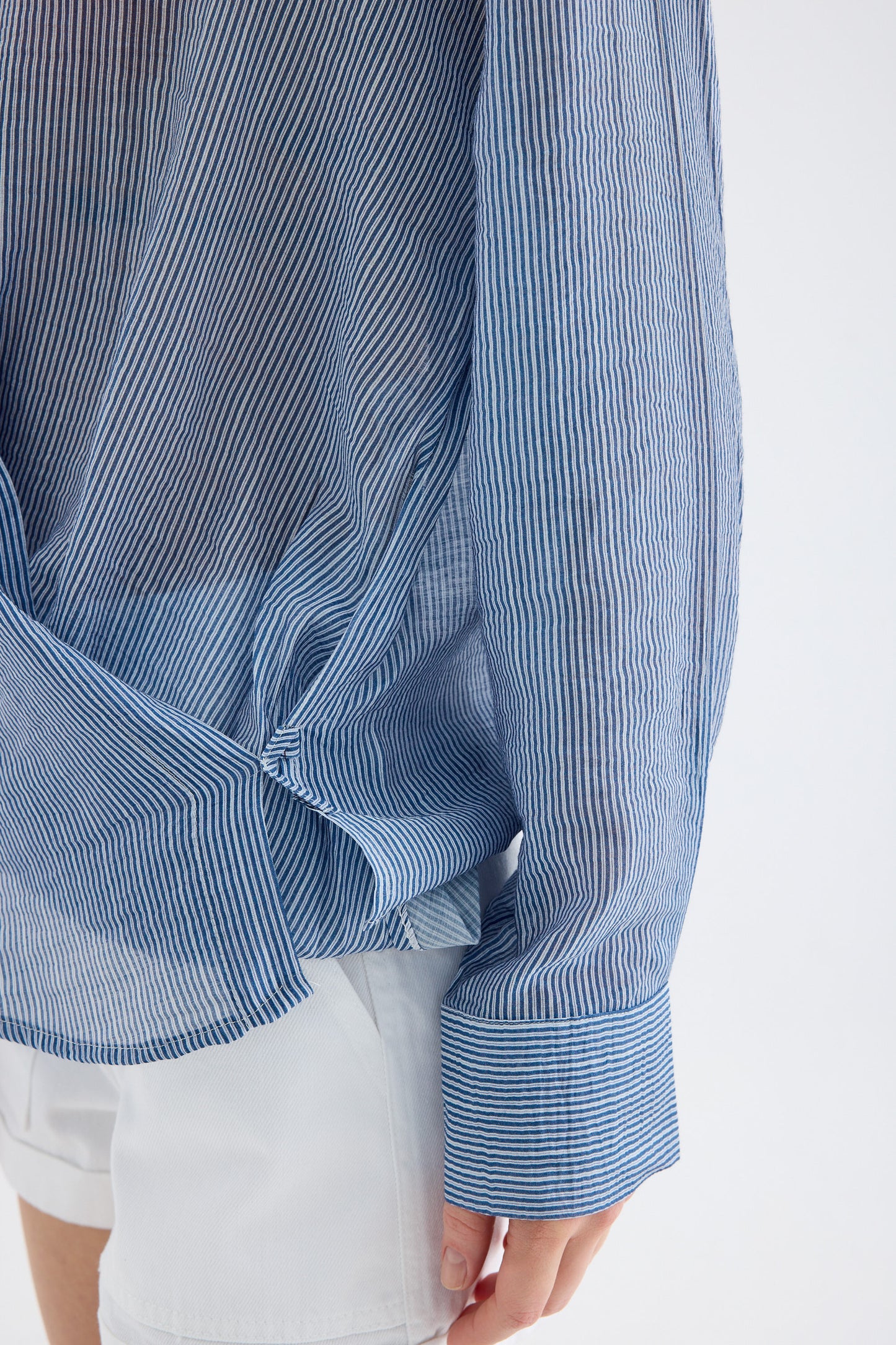 Rosalie Viscose Striped Relaxed Shirt