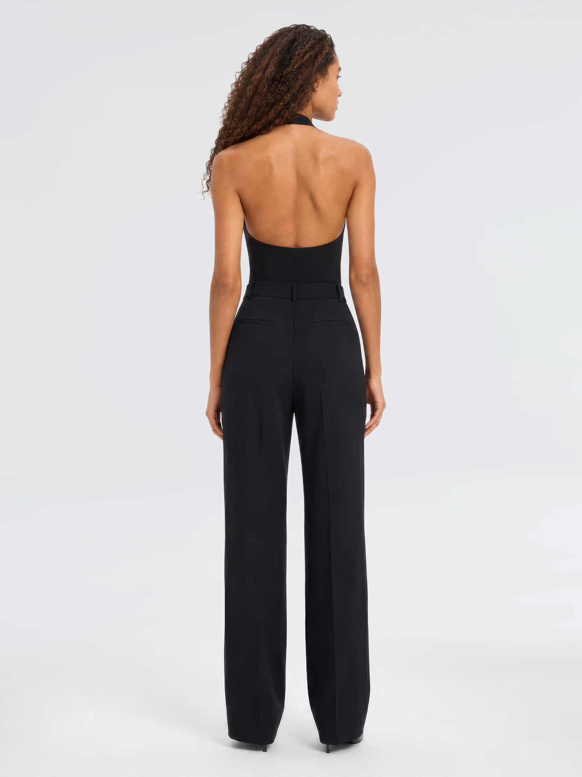 high waisted wide leg black dress pants Nevara Waist – Color:Black/Coral offering a relaxed 07/10/24 Vestimenta Dress Code Cocktail